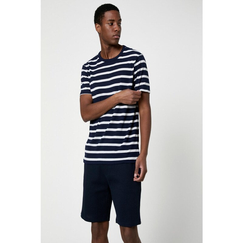 Koton Bermuda Shorts with Pocket Detailed Tie Waist.