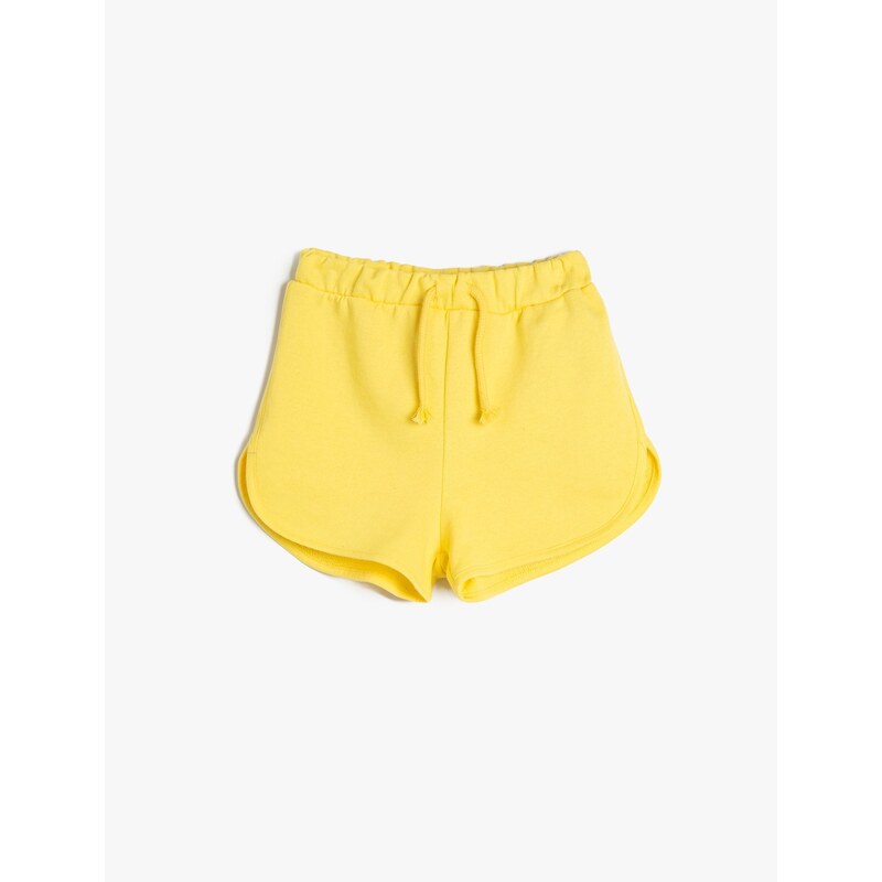 Koton Elastic Waist. Normal Yellow Girls' Shorts 3skg40058ak