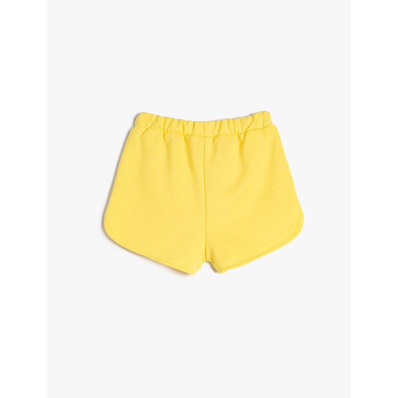 Koton Elastic Waist. Normal Yellow Girls' Shorts 3skg40058ak