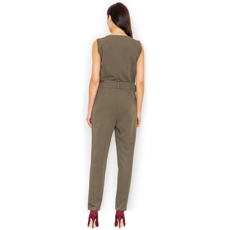 Figl Woman's Jumpsuit M488 Olive