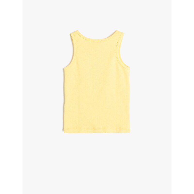 Koton Singlets Sleeveless Printed Cotton with Ribbons