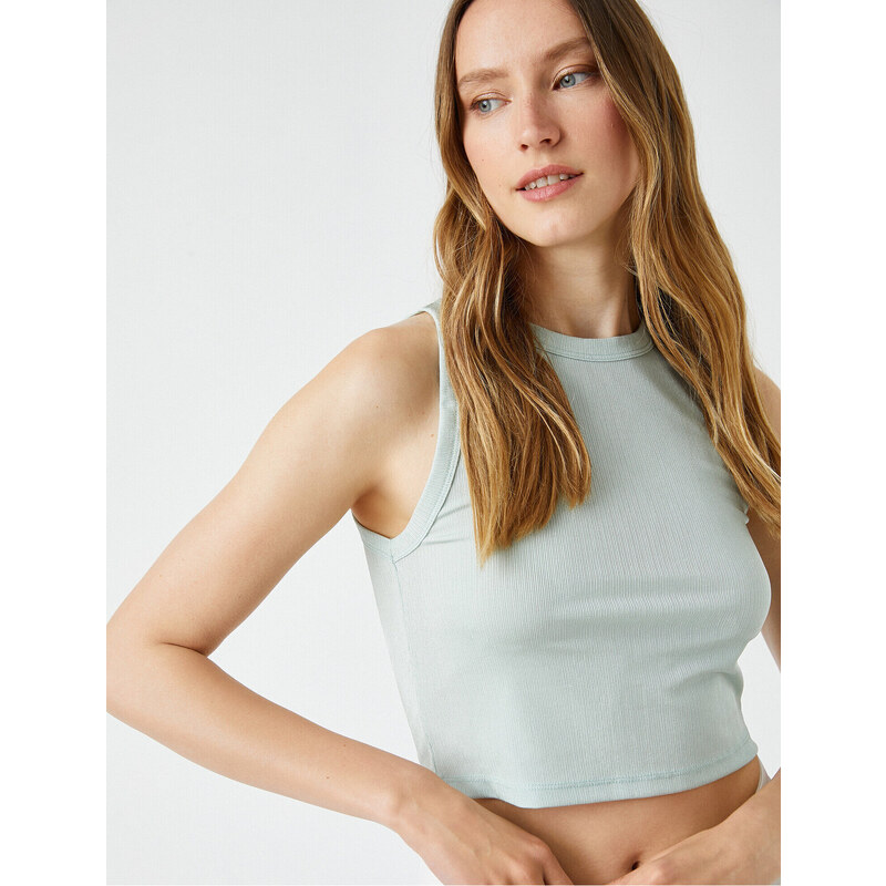 Koton Crop Undershirt Halter Neck