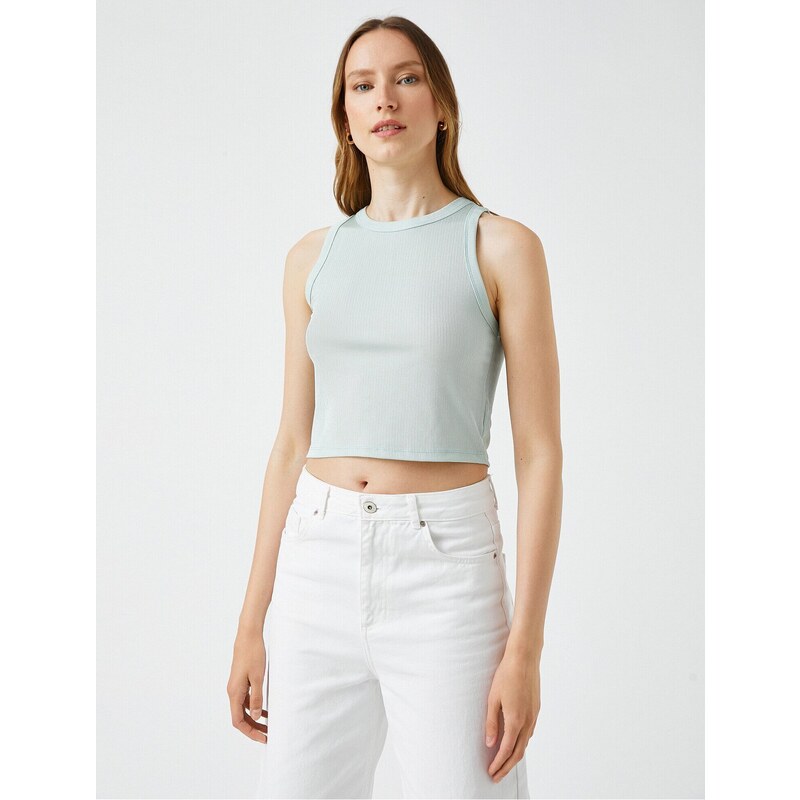 Koton Crop Undershirt Halter Neck