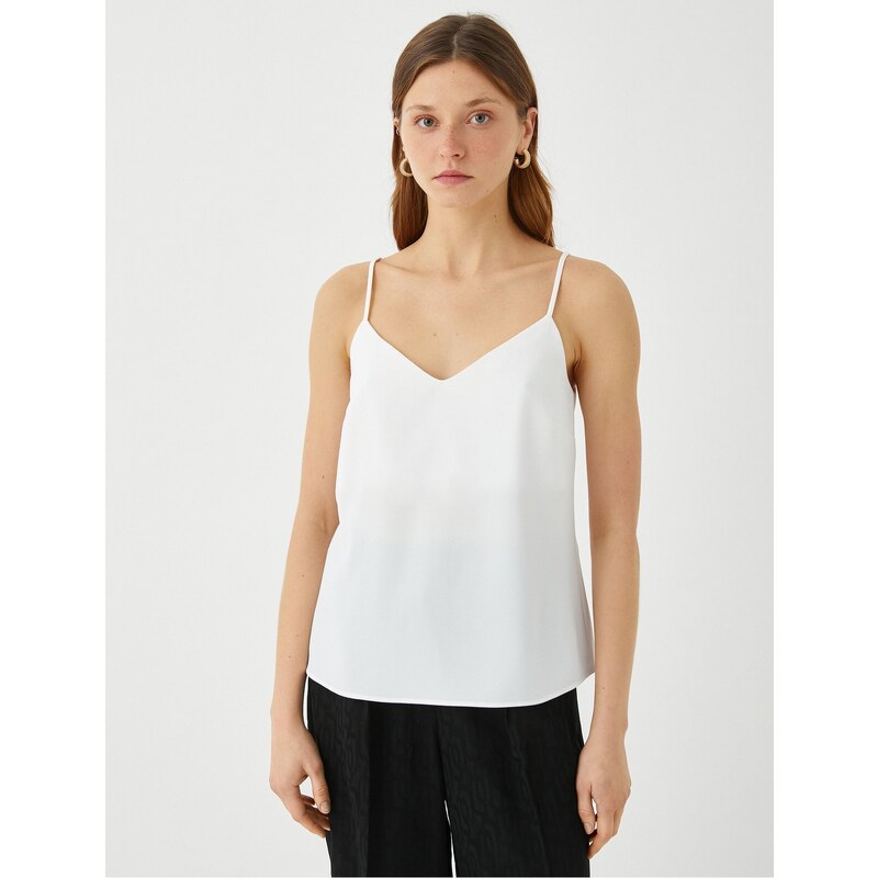 Koton Basic Athlete Straps V-neck