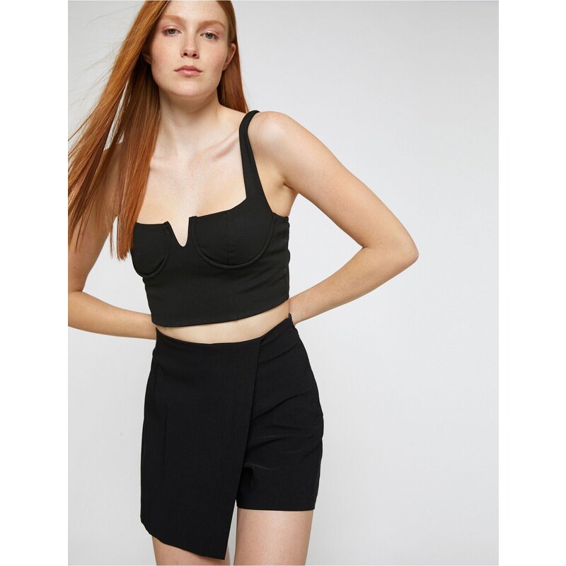 Koton Crop Undershirt with Straps Underwire