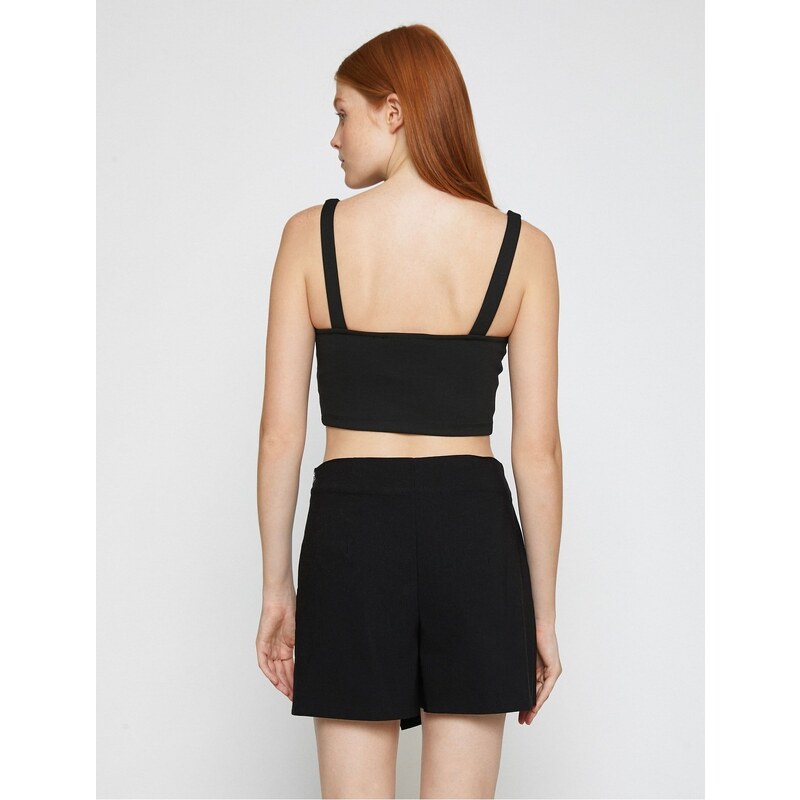 Koton Crop Undershirt with Straps Underwire