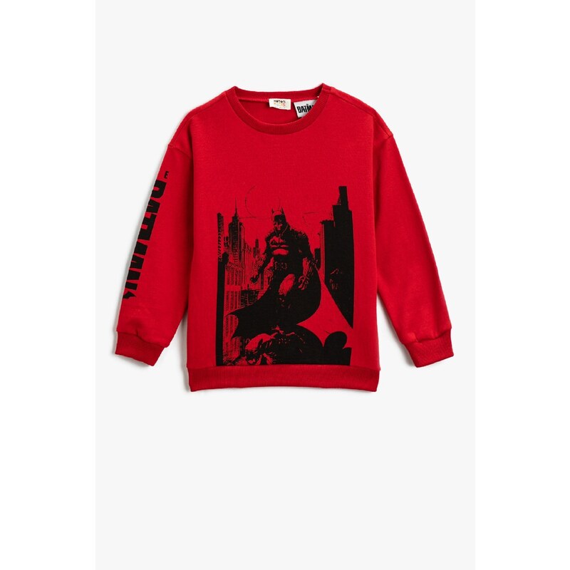 Koton Boys' Red Sweatshirt