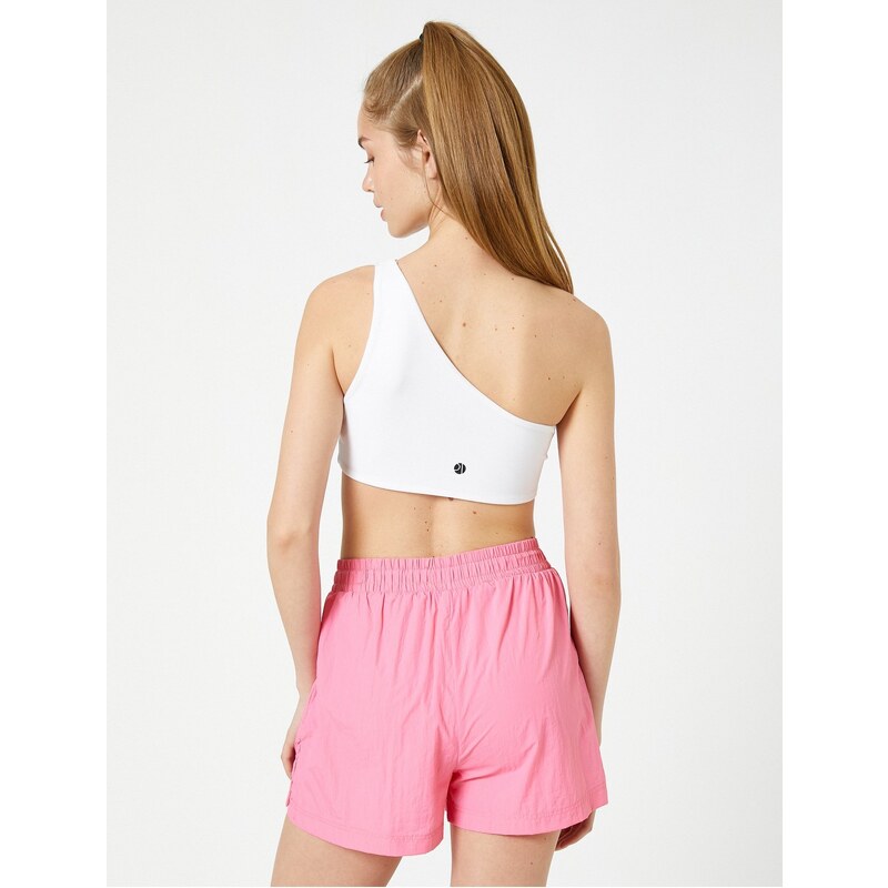 Koton Sports Bra with Window Detail and Cups