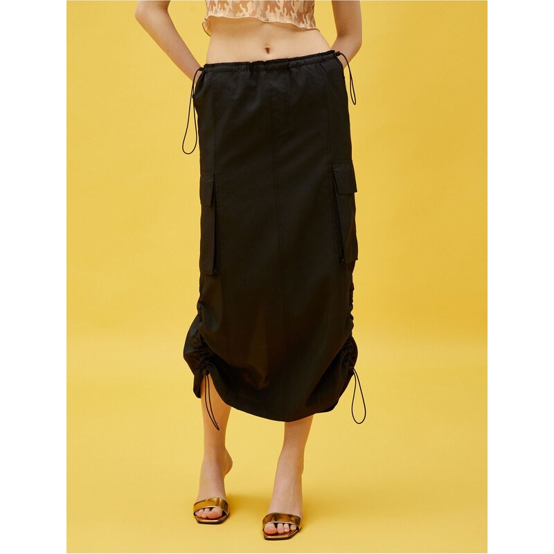 Koton Oversized Parachute Cargo Skirt with Pocket