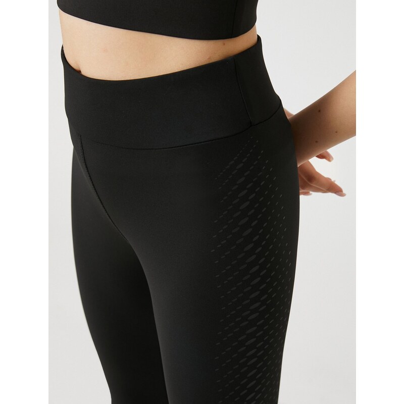 Koton Sports Tights with Polka Dot Print on the Sides