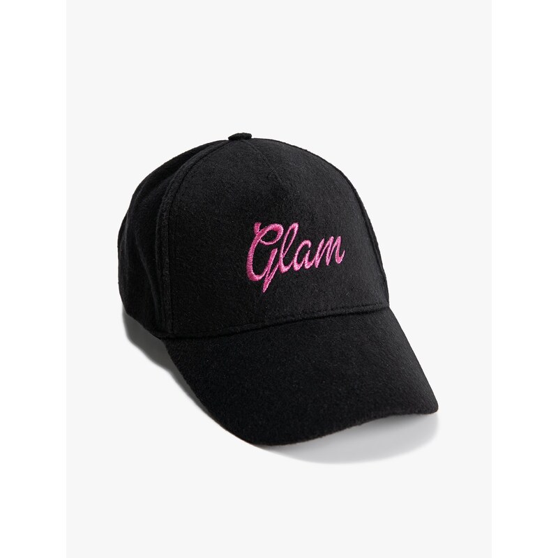 Koton Slogan Embroidered Cap Hat