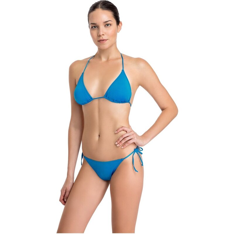 Dagi Women's Blue Spaghetti Bikini Bottoms