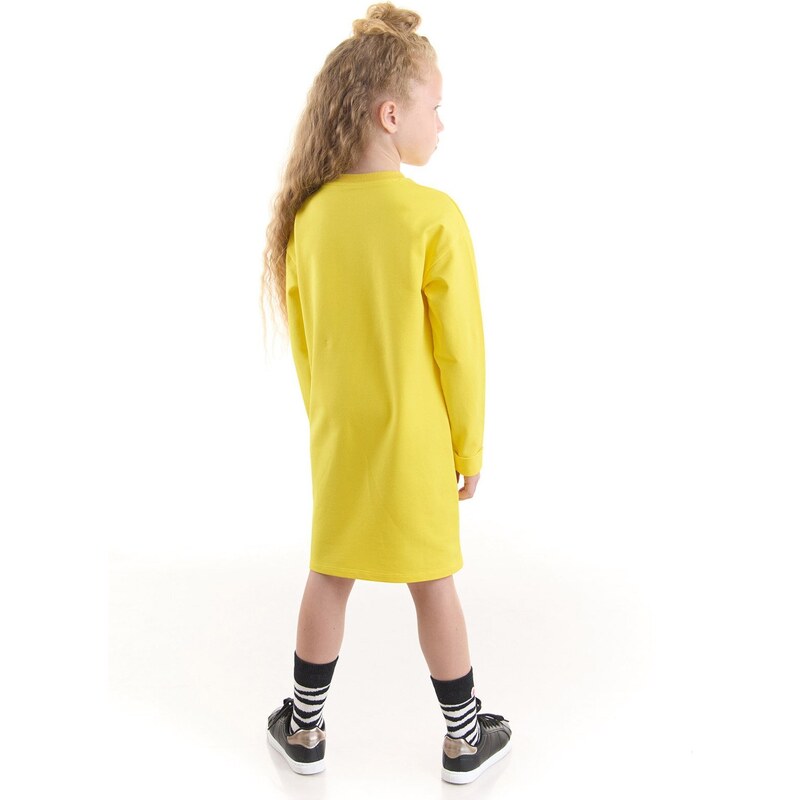 mshb&g Winged Zebra Girl Yellow Dress