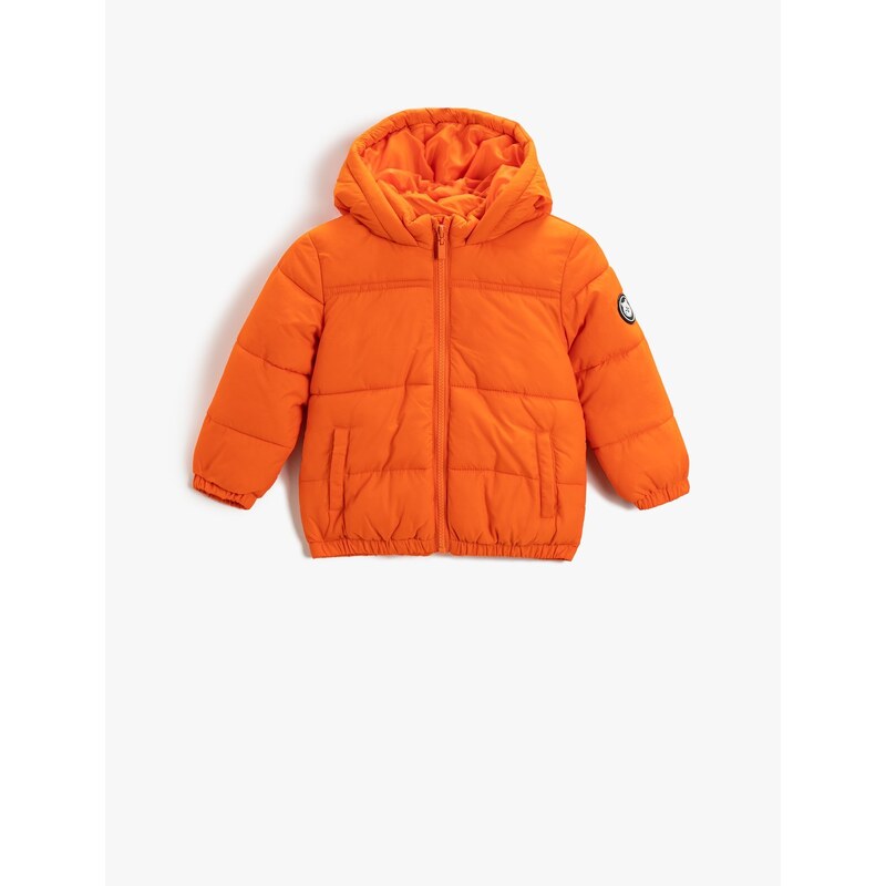 Koton Baby Orange Coat 3wmb20011tw