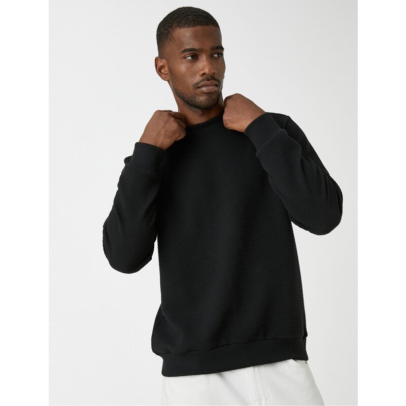 Koton Men's Black Sweater