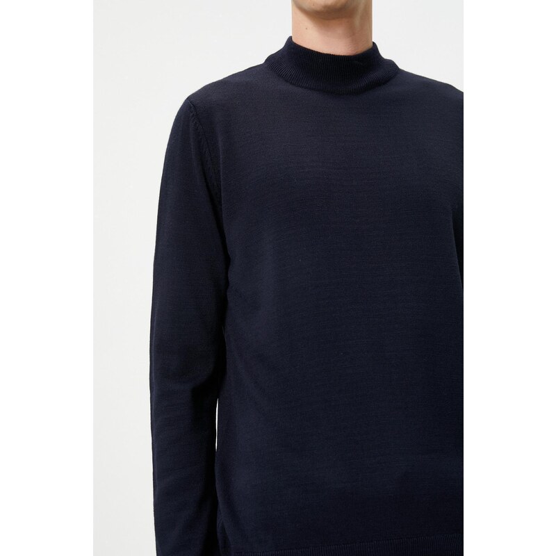 Koton Men's Navy Blue Sweater