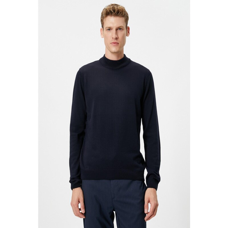 Koton Men's Navy Blue Sweater