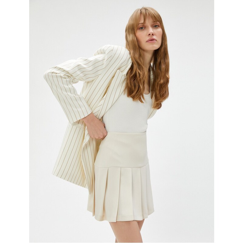 Koton Pleated Mini Skirt