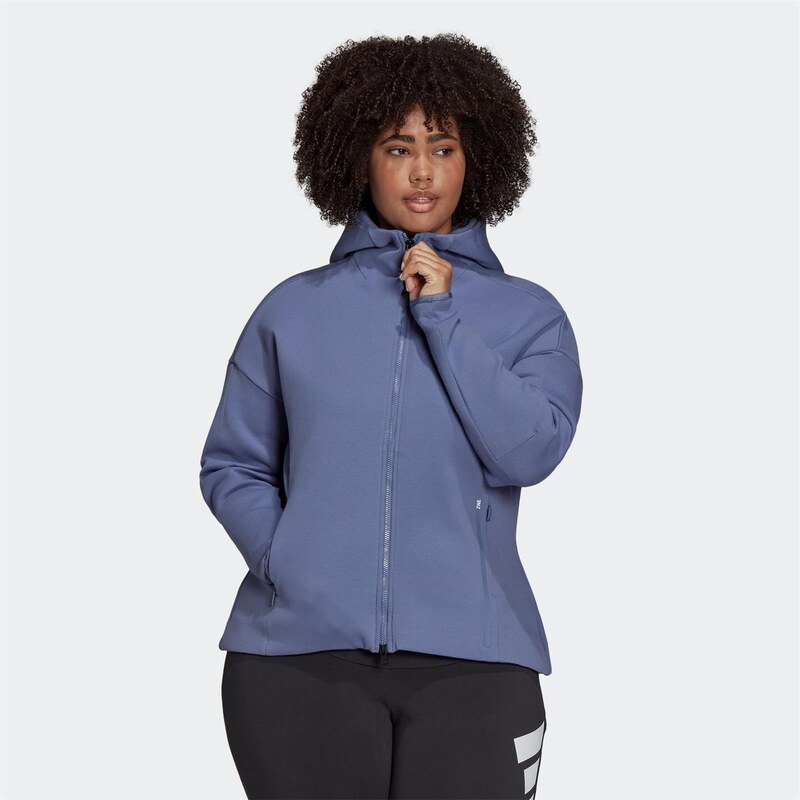 adidas Z.N.E. Sportswear Hoodie (Plus Size) Womens