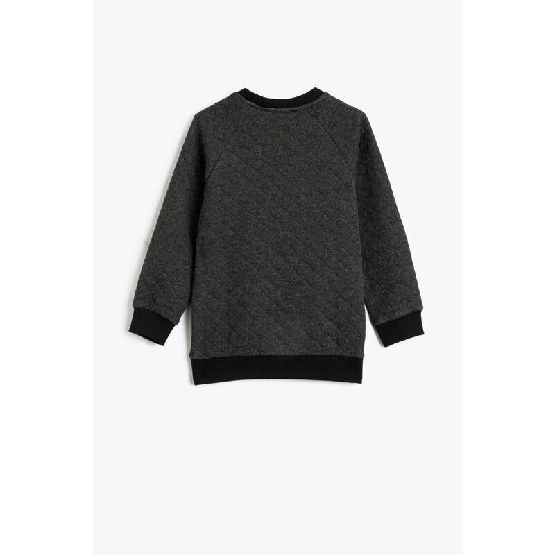 Koton Boys' Anthracite Sweatshirt