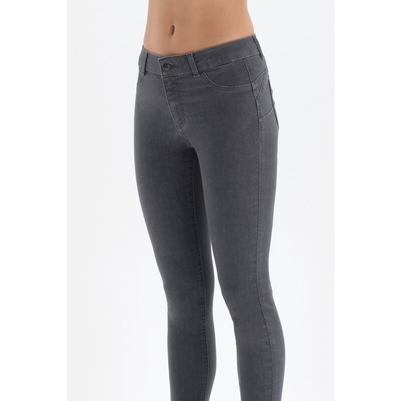 Dagi Anthracite Jean Push-up Legíny Kalhoty