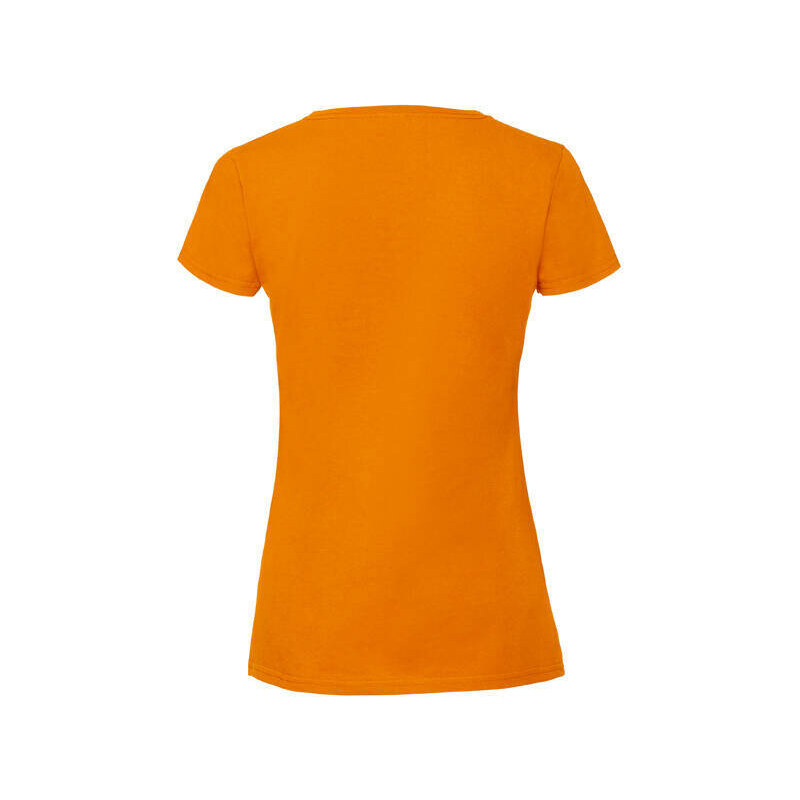 Iconic 195 Ringspun Premium Premium Fruit of the Loom Orange T-shirt