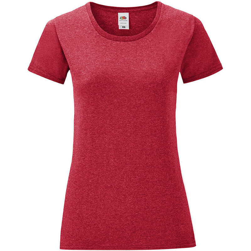 Iconic red Fruit of the Loom Women's T-shirt