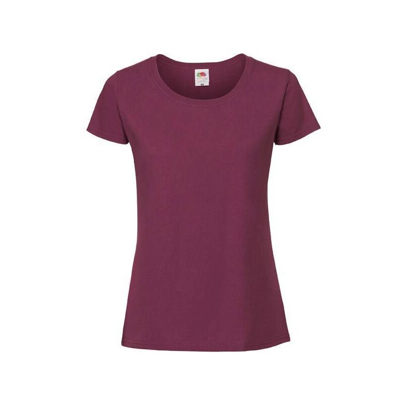 Burgundy Iconic 195 Ringspun Premium Premium Fruit of the Loom