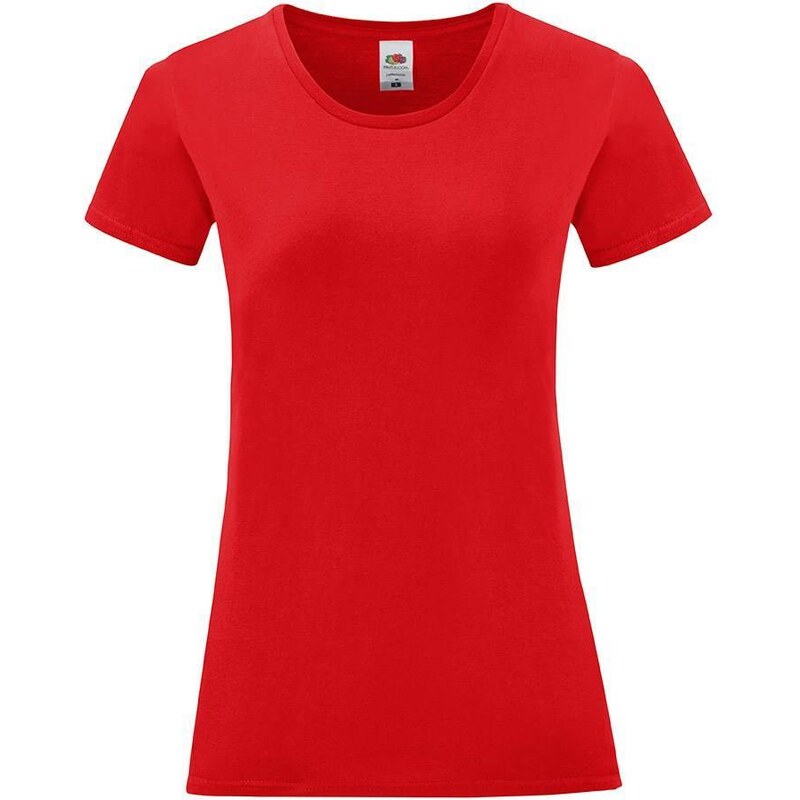 Iconic red Fruit of the Loom Women's T-shirt