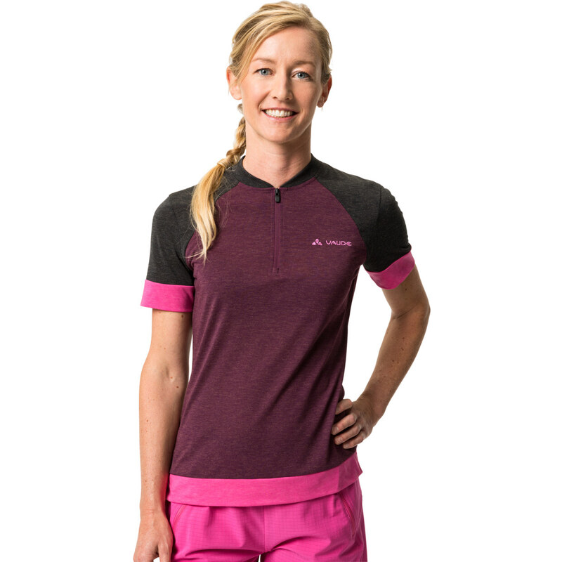 Vaude all-mountain dres, Altissimo Q-Zip, cassis, dámský 112727015