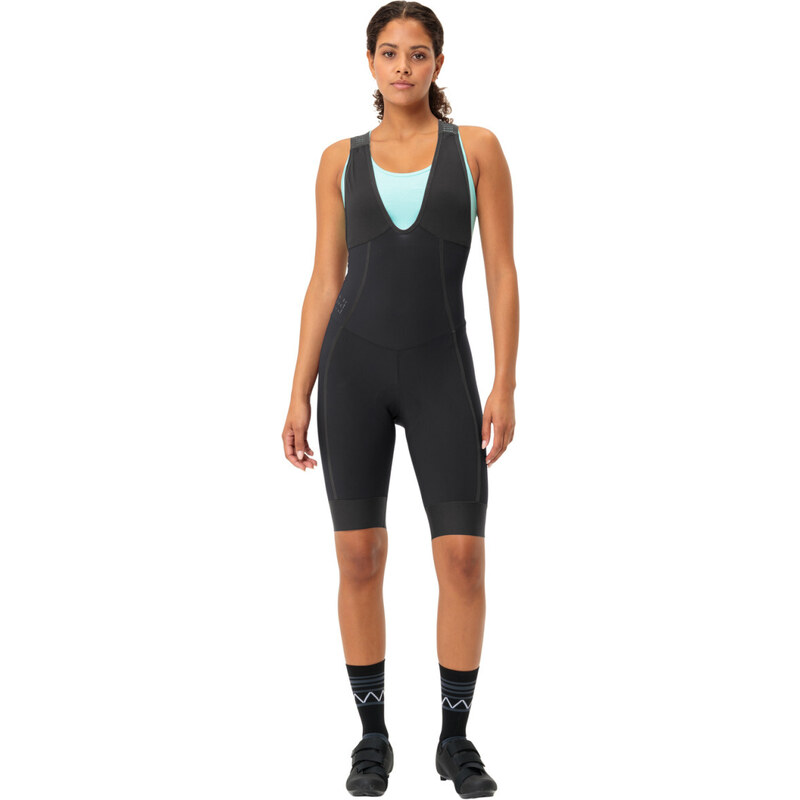 Vaude cyklistické kalhoty Furka Bib, dámské, black 112727115