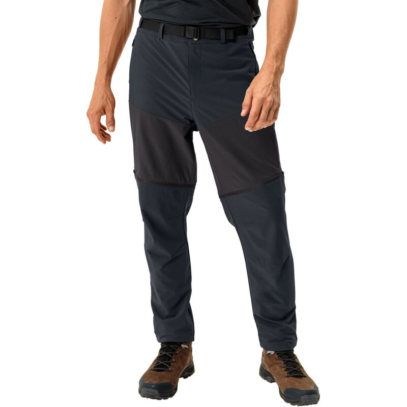 Vaude turistické kalhoty Elope zip-off, pánské, phantom black