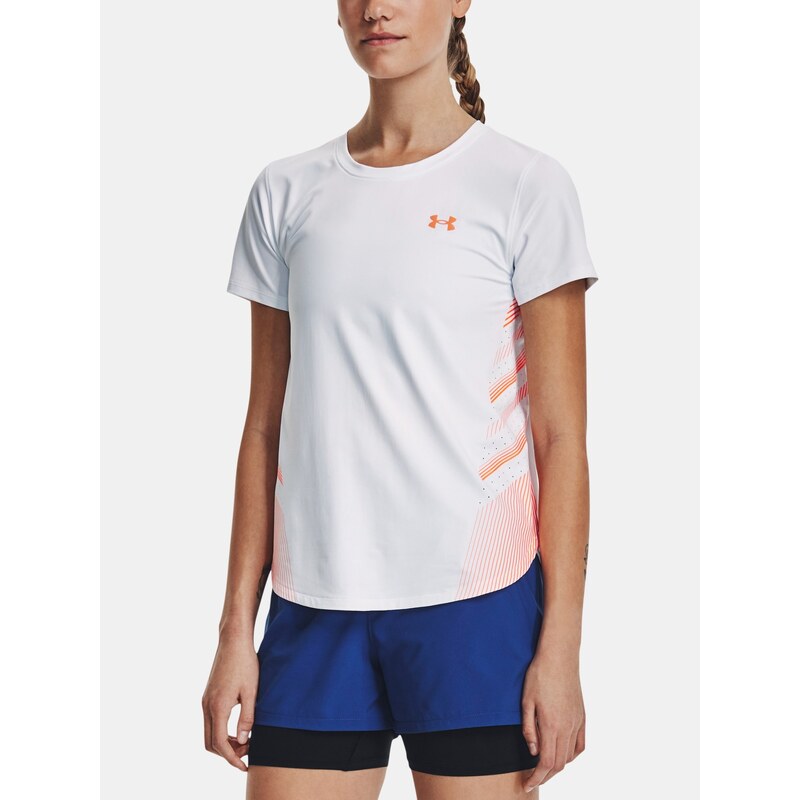 Under Armour Tričko UA Iso-Chill Laser Tee II-WHT - Dámské