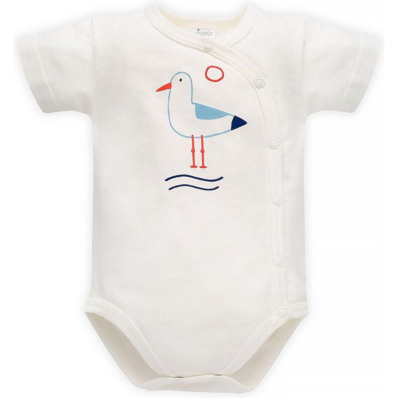 Pinokio Kids's Sailor Bodysuit Buttoned Shortsleeve