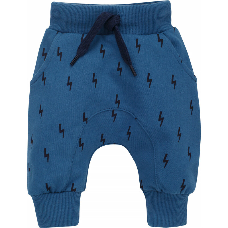 Pinokio Kids's Orange Flip Joggers Navy Blue