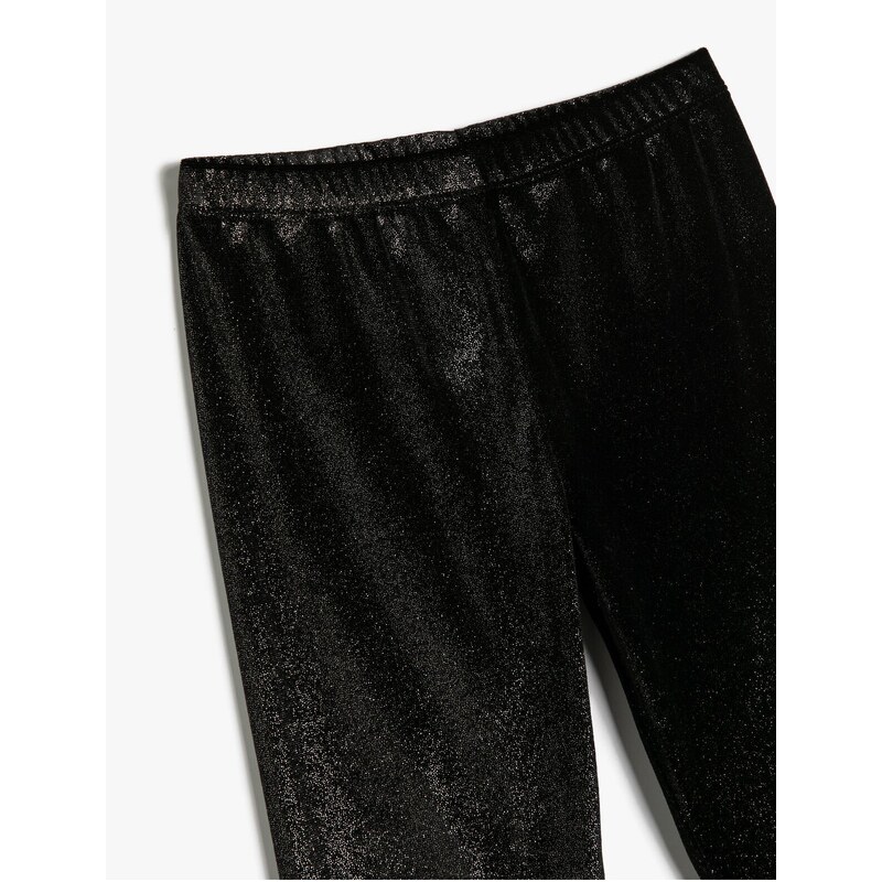 Koton Shiny Leggings. Elastic Waist.