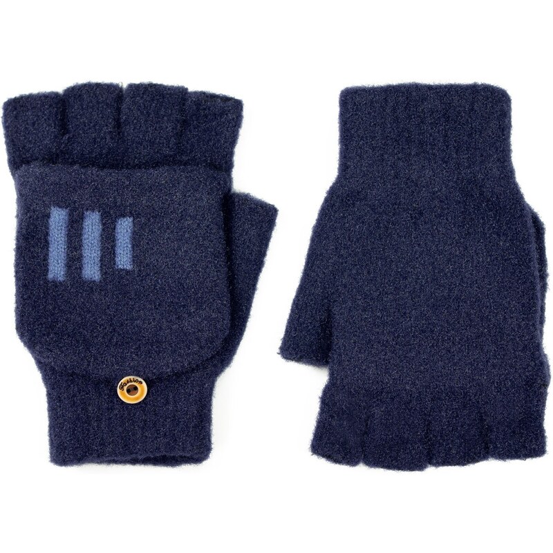 Art Of Polo Man's Gloves Rk22235 Navy Blue