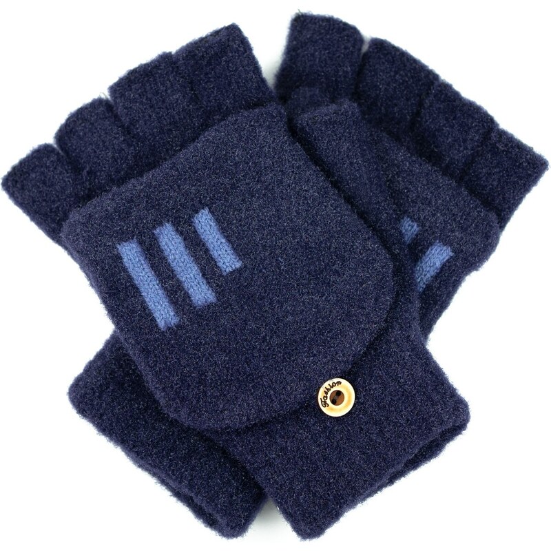 Art Of Polo Man's Gloves Rk22235 Navy Blue