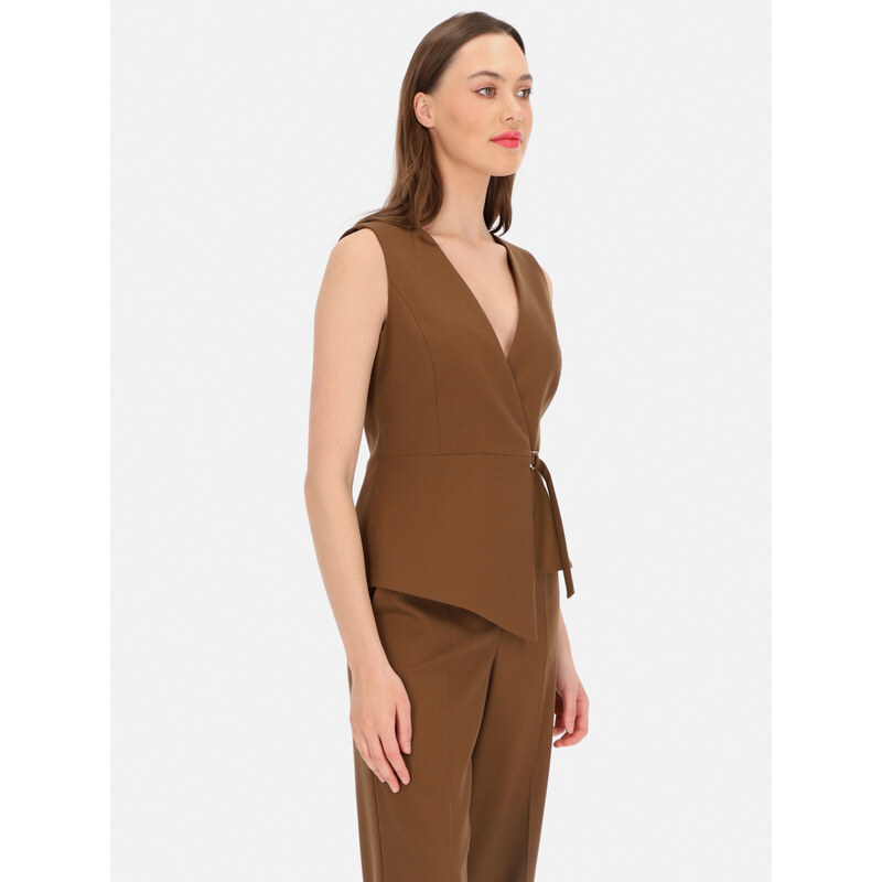 Potis & Verso Woman's Vest Karmel