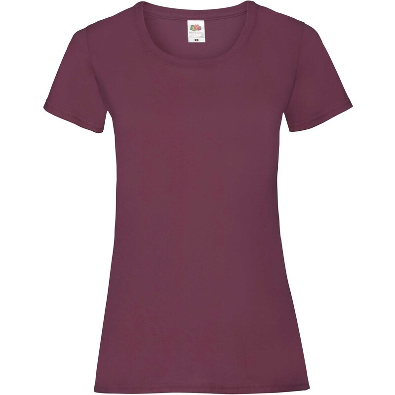 Valueweight Fruit of the Loom Burgundy T-shirt