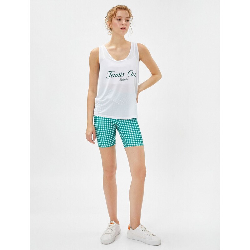 Koton Tennis Printed Athlete Tank