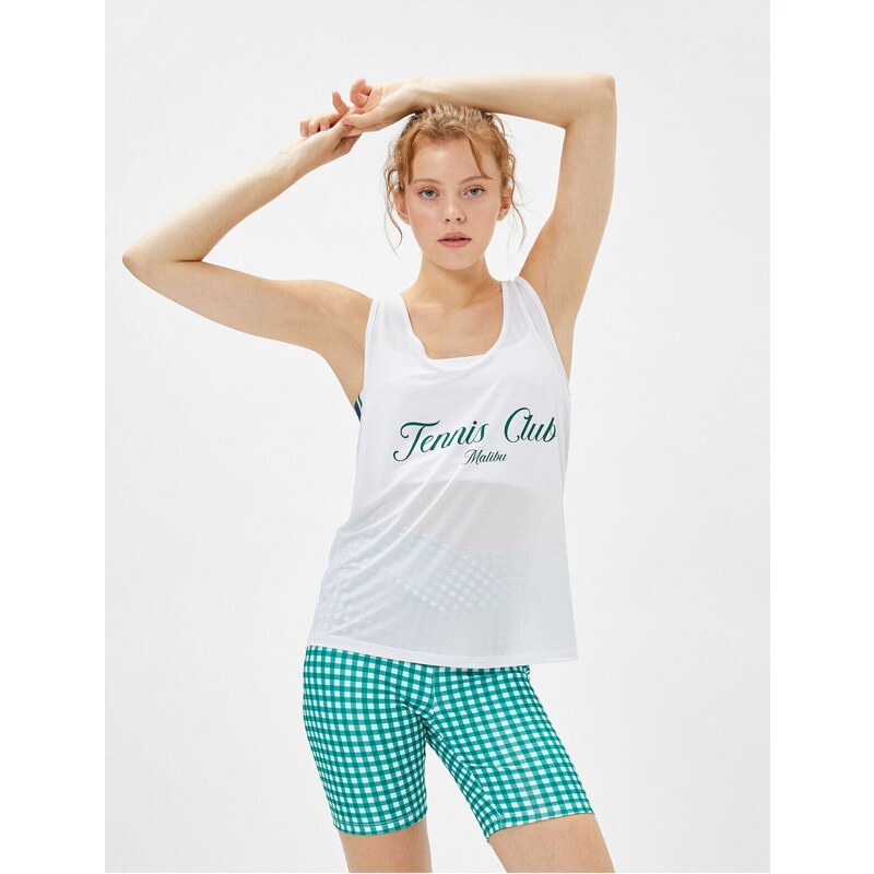 Koton Tennis Printed Athlete Tank