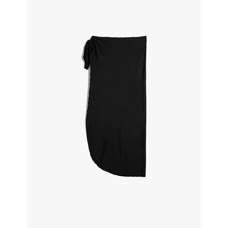 Koton Pareo Skirt Midi Tie Detailed