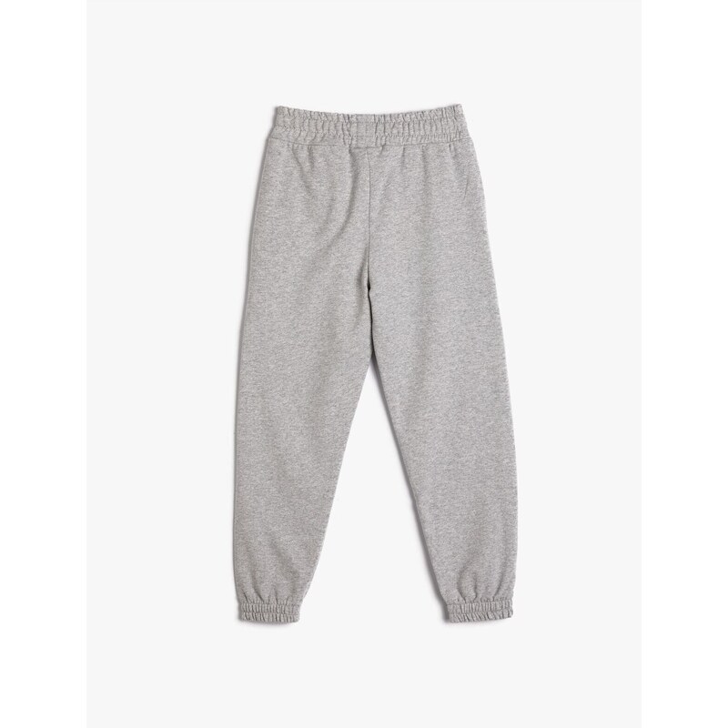 Koton Basic Jogger Sweatpants with Pockets and Elastic Waist.