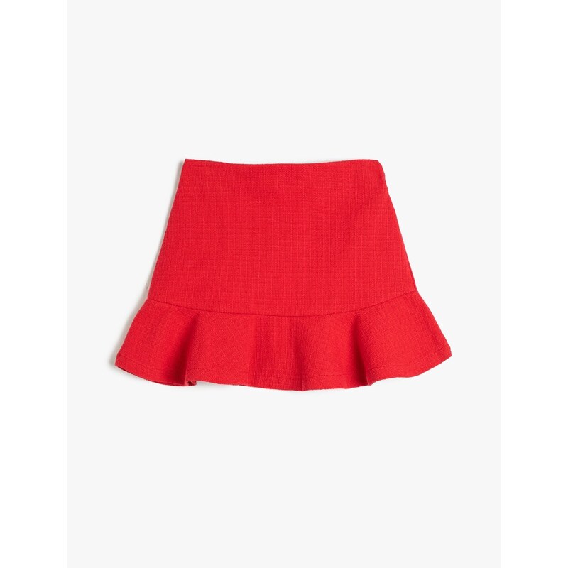 Koton 3skg70039aw Girl's Skirt Red