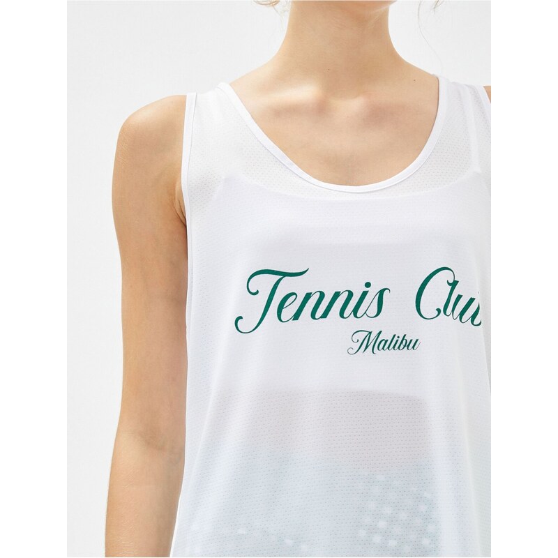 Koton Tennis Printed Athlete Tank