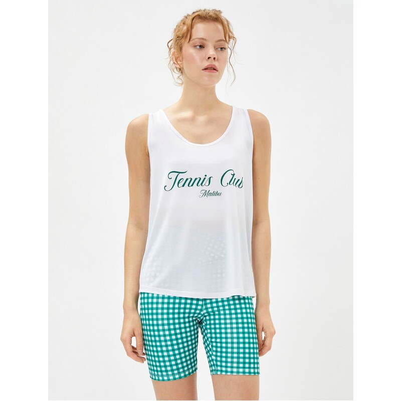 Koton Tennis Printed Athlete Tank