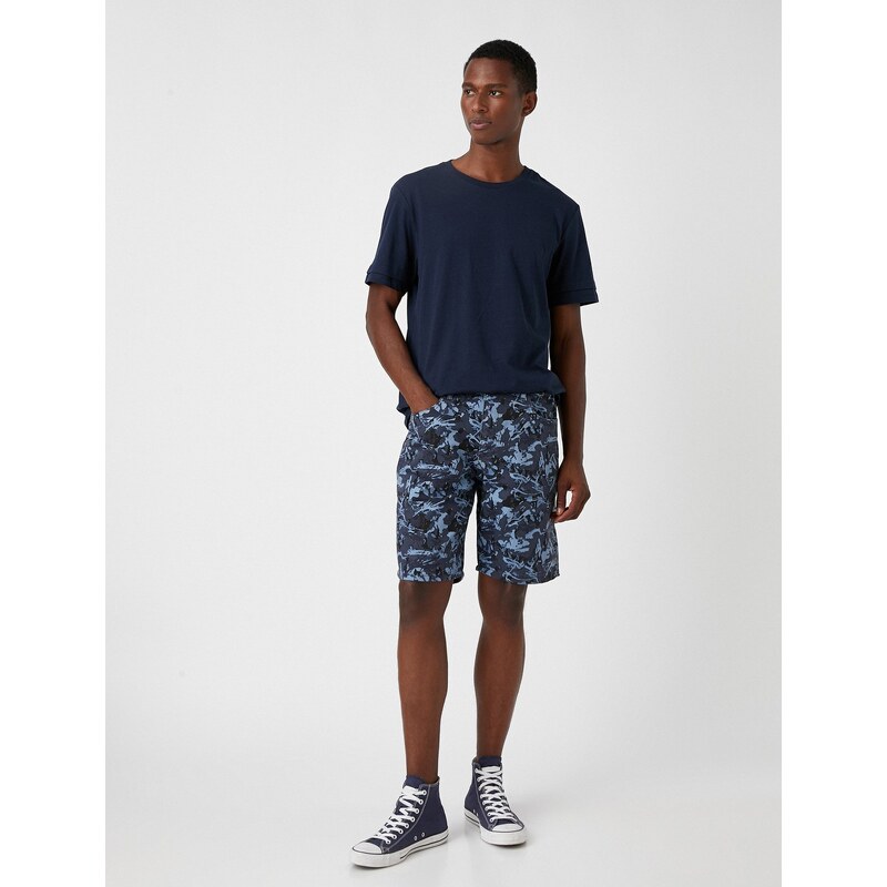 Koton Camouflage Chino Shorts