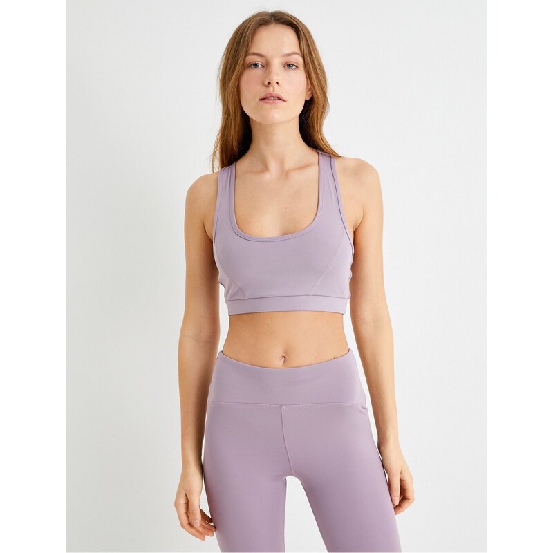 Koton Sports Bra Barbell Neck Capless Slim Fit