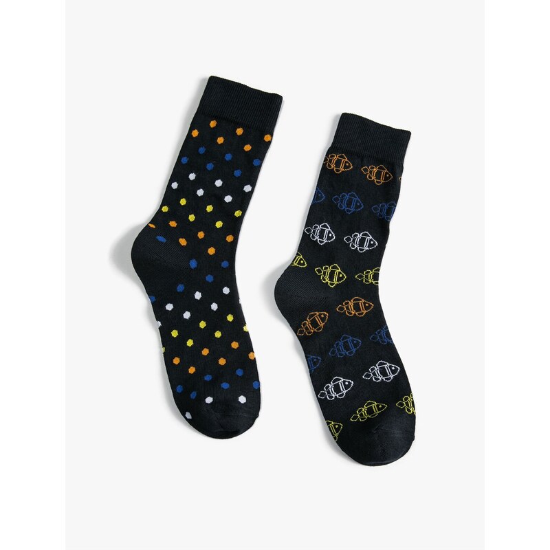 Koton Polka Dot 2-Pack Sock Set